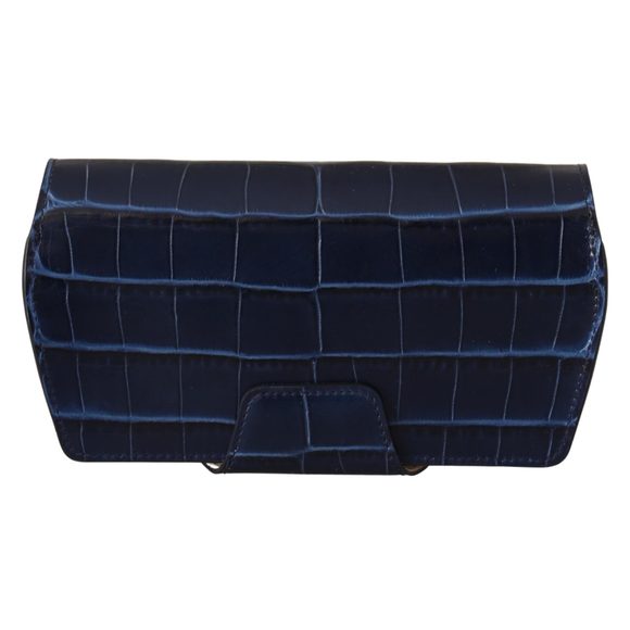 Dolce & Gabbana Blue Skin Leather Eyewear Cover Sunglasses Case - Picture 3 of 5